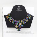 New styles meaningful pendant necklace with Dazzle colour crysal, bib necklace